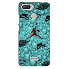 Силиконовый Чехол Nike Air Jordan на Редми 6 (Джордан Найк)