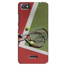 Чехлы с принтом Спортивная тематика для Xiaomi Redmi 6A – Ракетки теннис
