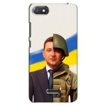 Чехол для Xiaomi Redmi 6A (AlphaPrint - с принтом Зеленского) – Зеленский солдат