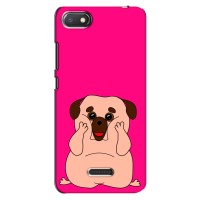 Чехол (ТПУ) Милые собачки для Xiaomi Redmi 6A (Веселый Мопсик)