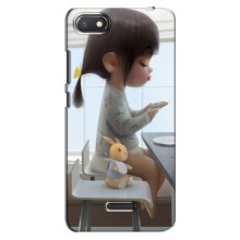 Девчачий Чехол для Xiaomi Redmi 6A (Девочка с игрушкой)
