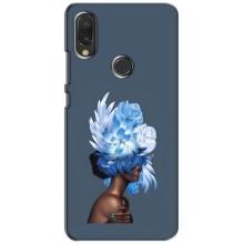 Чехлы (ART) Цветы на Xiaomi Redmi 7 (VPrint) (Цветы на голове)