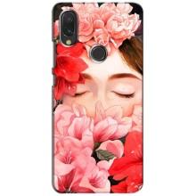 Чехлы (ART) Цветы на Xiaomi Redmi 7 (VPrint) (Глаза в цветах)