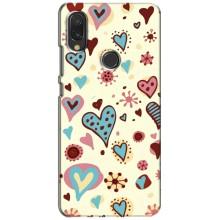 Чехлы для любимой на Ксяомі Редмі 7 (VPrint) (Сердечки)