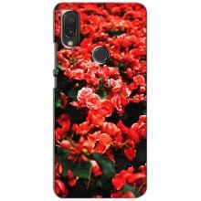 Чехлы с Цветами для Xiaomi Redmi 7 (VPrint) (Цветы красные)