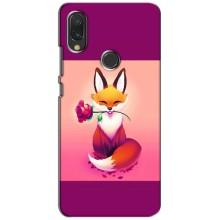 Чохли з картинкою Лисичка для Xiaomi Redmi 7 (VPrint) (Лиса з трояндою)