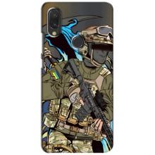 Чехлы с картинкой ЗСУ для Xiaomi Redmi 7 (AlphaPrint) – Воин ВСУ