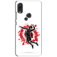 Чехлы с принтом Спортивная тематика для Xiaomi Redmi 7 – Волейболист