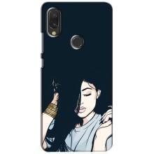 Чохол з друком для Xiaomi Redmi 7 - (Мода) (AlphaPrint) (Гарна дівчина)