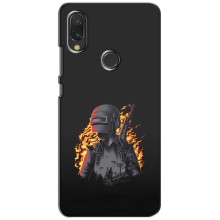 Чохол з картинкою "Герой Pubg" на Xiaomi Redmi 7 – В полум'ї