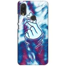 Чохол з принтом для Xiaomi Redmi 7 (AlphaPrint - Знак сердечка)
