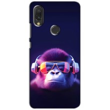 Чохол з Мавпами Xiaomi Redmi 7 - (AlphaPrint) (Стильна мавпа)