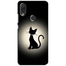 Чохол з принтом для Xiaomi Redmi 7 (AlphaPrint) Модні коти (Силует котика)