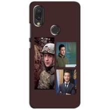 Чехол для Xiaomi Redmi 7 (AlphaPrint - с принтом Зеленского) – Президент