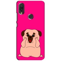 Чехол (ТПУ) Милые собачки для Xiaomi Redmi 7 (Веселый Мопсик)