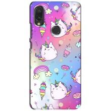 Чохол Unicorn на Xiaomi Redmi 7 (Веселка і Єдинорог)