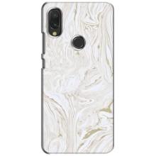 Мраморний чехол на Xiaomi Redmi 7 (VPrint) (Білий мрамор)