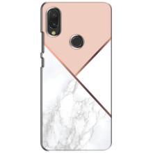 Мраморний чехол на Xiaomi Redmi 7 (VPrint) (Тройний мрамор)