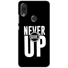 Силиконовый Чехол на Xiaomi Redmi 7 с картинкой Nike – Never Give UP