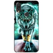 Защитные чехлы для Редми 7 (AlphaPrint) (ХИТ продаж) ВОЛК – Яркий волк