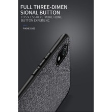 Тканинна накладка TopCase для Xiaomi Redmi 7A (TPU+тканина) – Рожевий