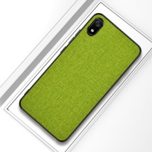 Тканевая накладка TopCase для Xiaomi Redmi 7A (ТПУ+ткань) (Салатный)