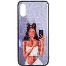 TPU+PC чохол Prisma Ladies для Xiaomi Redmi 7A – Bla111111ck in White