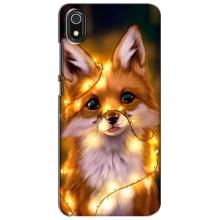 Чохли з картинкою Лисичка для Xiaomi Redmi 7A (VPrint) (Лисичка в гірляндах)