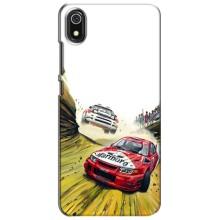 Чехлы с Машинами на Редми 7А (VPrint) (Гоночные Тачки)