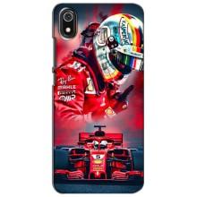 Чехлы с Машинами на Редми 7А (VPrint) (Гонщик)