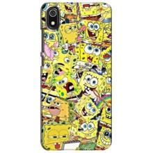 Чохол Губка Боб для Ксяомі Редмі 7А – Емоції Спан Боба