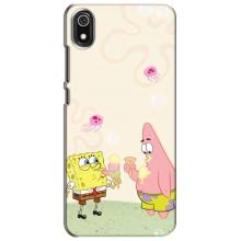 Чохол Губка Боб для Ксяомі Редмі 7А – Патрік і Боб