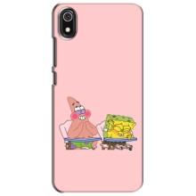 Чохол Губка Боб для Ксяомі Редмі 7А – За партою