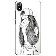 Чехол с печатью для Xiaomi Redmi 7A - (Мода) (AlphaPrint) – Фото девочки