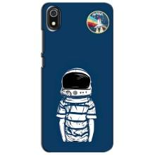 Чехол NASA для Xiaomi Redmi 7A (AlphaPrint) (Мальчик в шлеме)