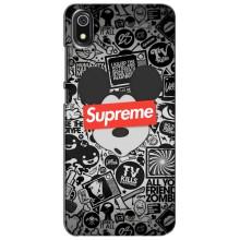 Чехол с Брендами одежды на Редмі 7А – Supreme Маус