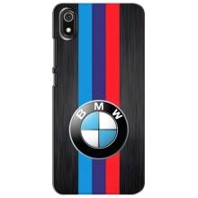 Чехол для Редми 7А - с принтом БМВ (AlphaPrint) (Лого BMW)