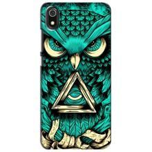 Чехол с птицами на Xiaomi Redmi 7A (VPrint) (Сова с глазом)