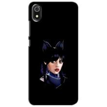 Чехлы Венсдей на Xiaomi Redmi 7A Уэнсдей (AlphaPrint) (серьезная Уэнздей)