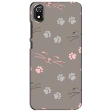 Чехол с рисунком кот на Xiaomi Redmi 7A – Лапы и усы