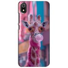 Чехол с принтом стильные животные для Редми 7А – Стильный жирав