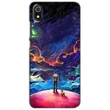 Космічні Чохли для Ксяомі Редмі 7А (VPrint) (Вид Галактики)