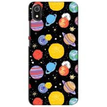 Космічні Чохли для Ксяомі Редмі 7А (VPrint) (Намальовані планети)