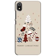 Різдвяні Чохли для Xiaomi Redmi 7A (VPrint) (Merry Christmas)