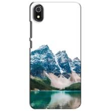 Силиконовый чехол с КАРТИНКАМИ лето для Xiaomi Redmi 7A (AlphaPrint) (Гори)