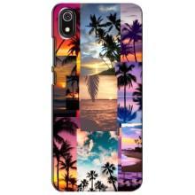 Силиконовый чехол с КАРТИНКАМИ лето для Xiaomi Redmi 7A (AlphaPrint) (Летний отпуск)