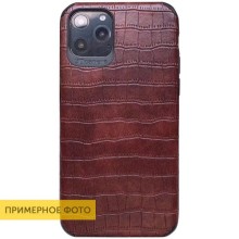 Скіряний чохол серії Epic Vivi Crocodile для Xiaomi Redmi 8 – Коричневий