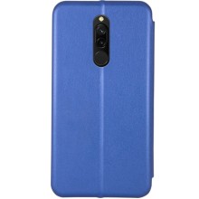 Шкіряний чохол-книжка Classy для Xiaomi Redmi 8 – Синій