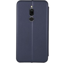 Шкіряний чохол-книжка Classy для Xiaomi Redmi 8 – Темно-синій