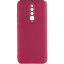 Чохол TPU GETMAN Liquid Silk Full Camera для Xiaomi Redmi 8 (Бордовий)